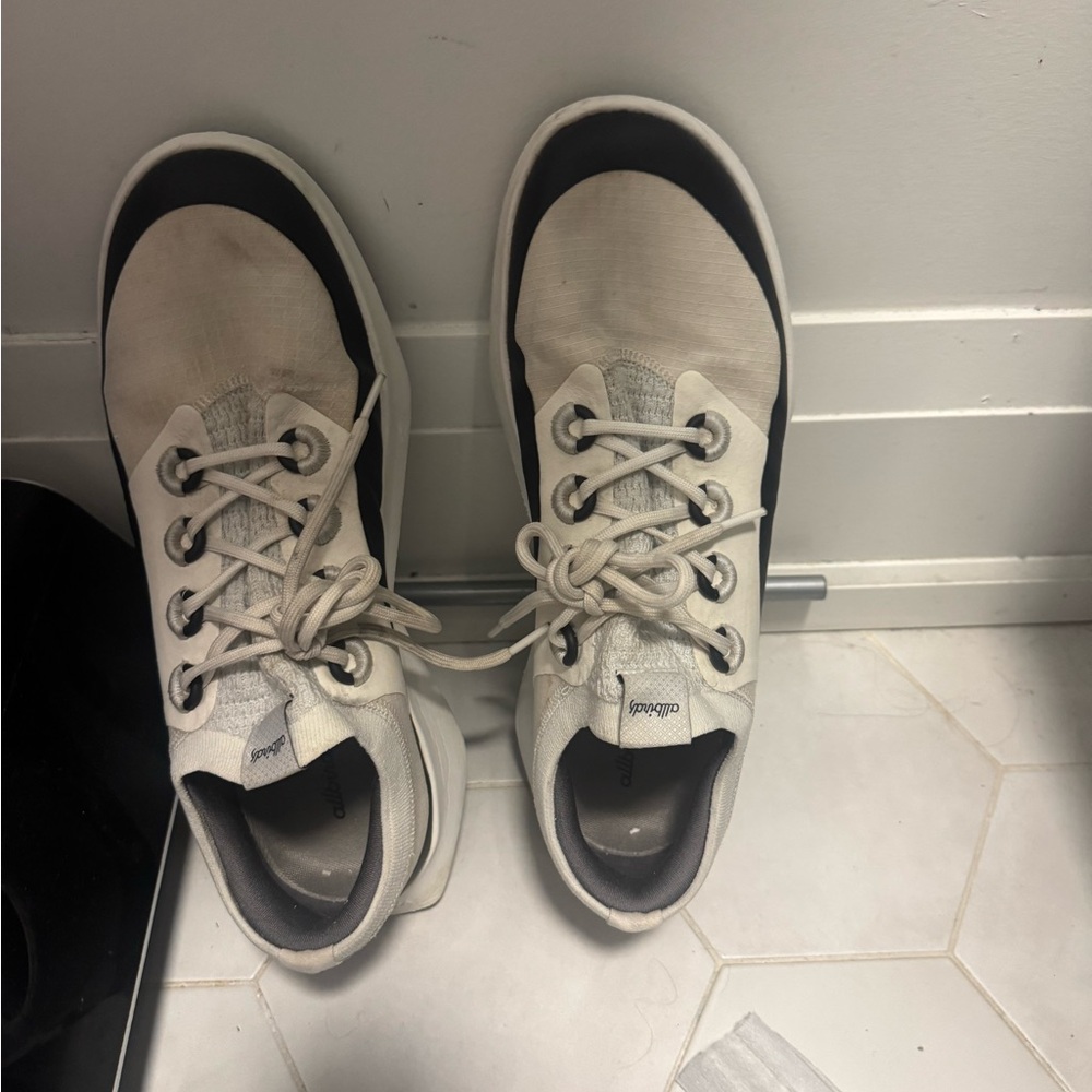 Allbirds Men's Athletic Shoes in Black and White Golf Shoes